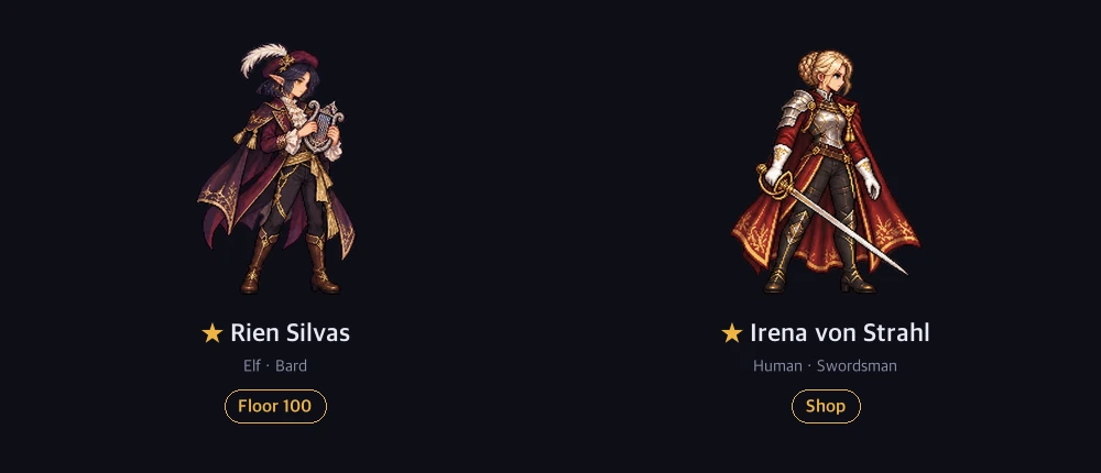 Rien joins at floor 100, Irena from the shop