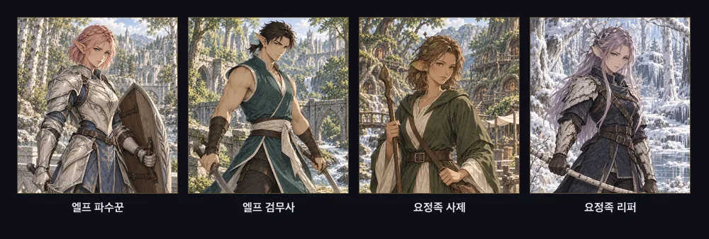 요정향에서 새 직업과 요정족이 찾아옵니다