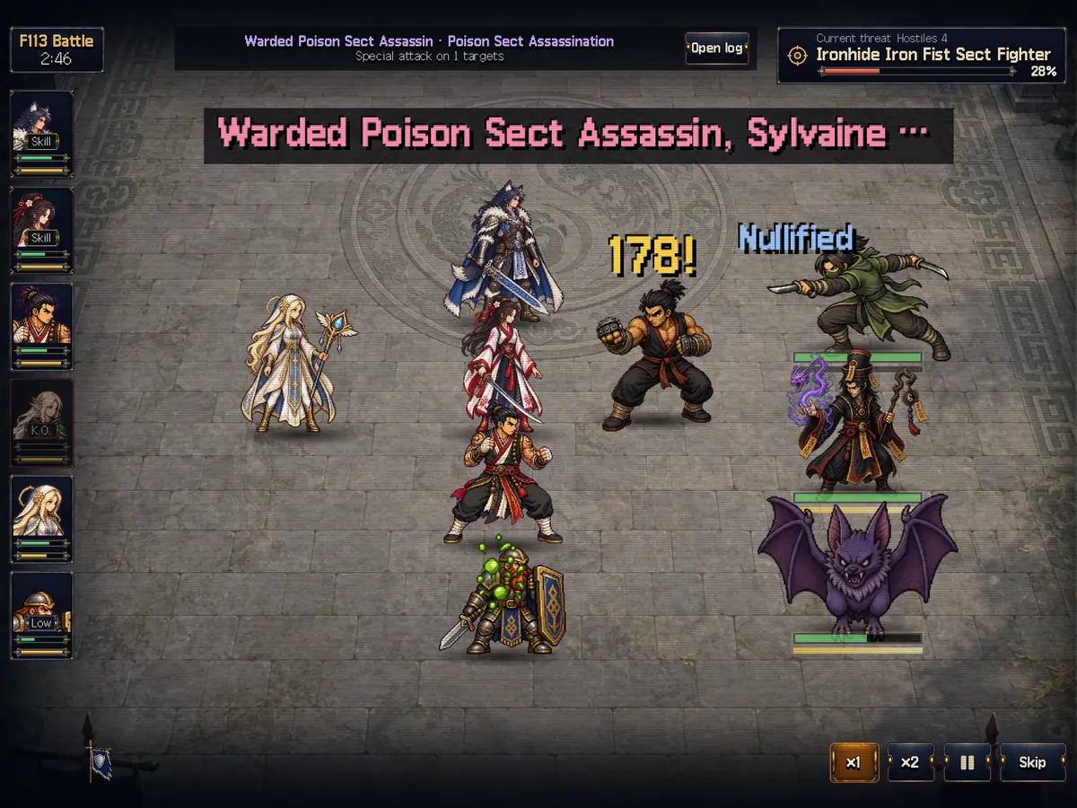 A named hero's signature skill